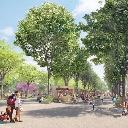 Quartier De Verdure "Cours Julien La Plaine "Chambre Privee Dans Appartement Marseille Luaran gambar